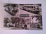  Dresden - Grosser Garten. Pioniereisenbahn. Mehrbildkarte mit 4 Abb. AK.
