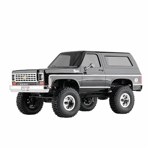 FMS 1:24 Chevrolet K5 Blazer 4WDオフロードクローラー RCラジコンカー 国内認証済み FCX24 RTRセット 8km/h高速 GM 商品 シボレー車モデル ドラッグブレーキ機能付き