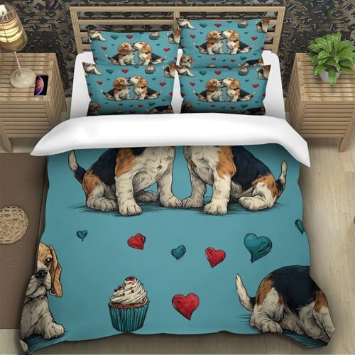 Parure de lit 3d champ de bataille housse de couette microfibre 220x240 - 5