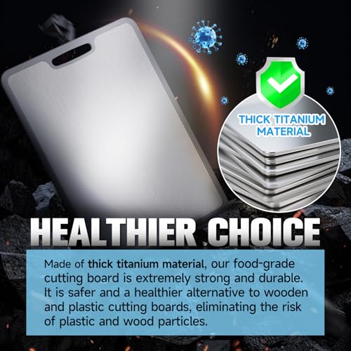Tabla de cortar Titanium 5 mm con protección de borde miniatura 4