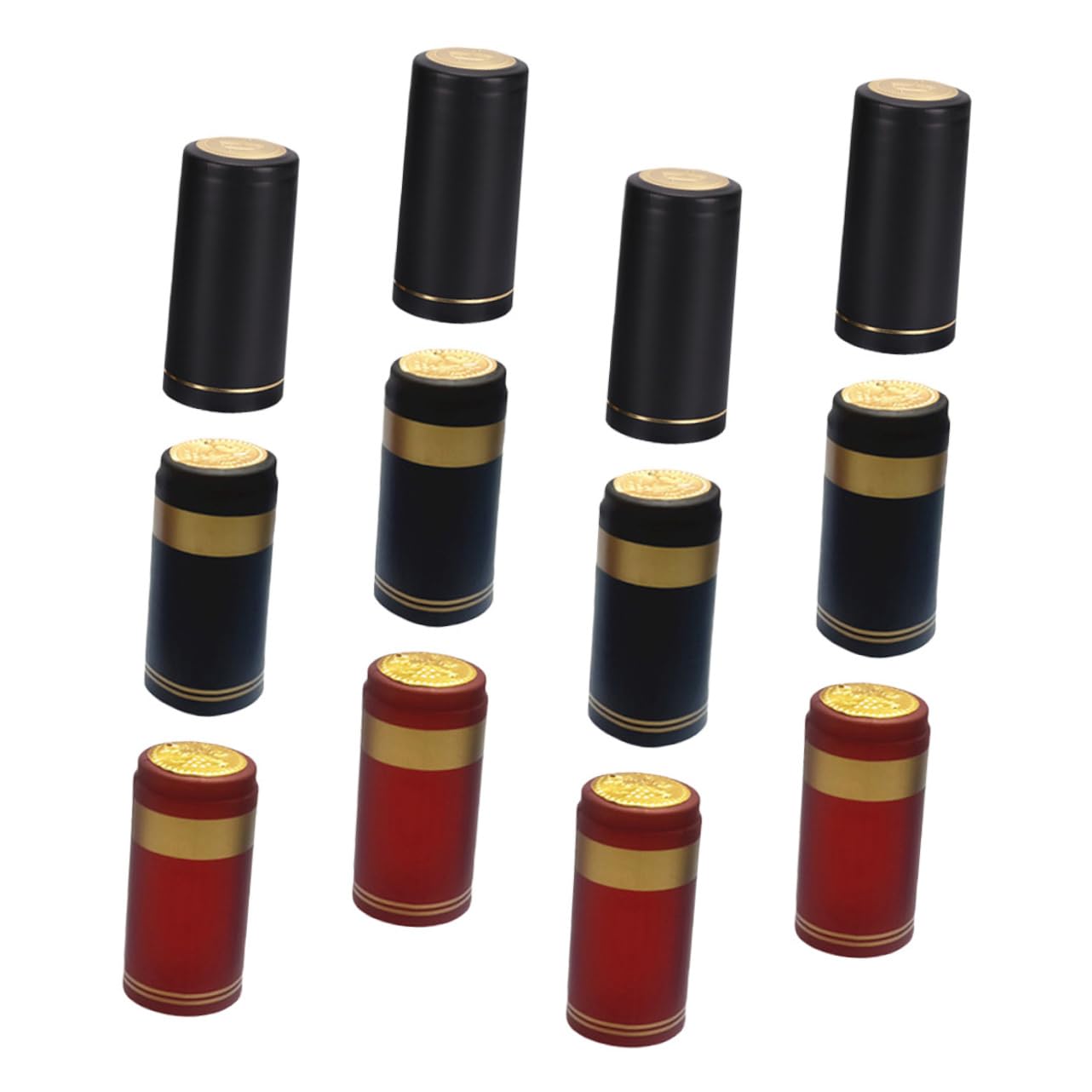BRIGHTFUFU Material Wine Bottle Capsule Heat Shrinker 75pcs Bottle Cover for Wine Accessories