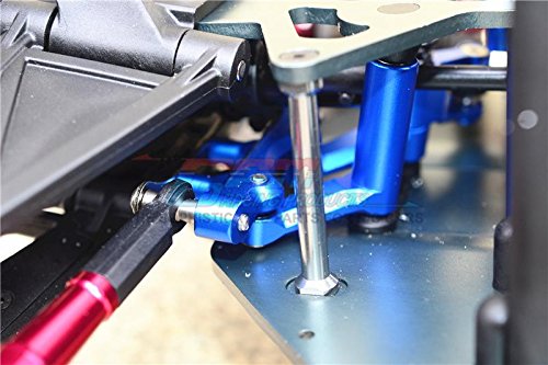 GPM Aluminium Steering Assembly for LOSI 1:6 4WD Super Baja Rey LOS05013 / Super Baja Rey 2.0 LOS05021 Upgrades - Blue