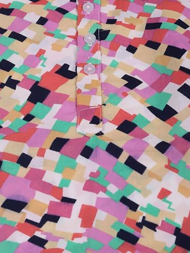 Image of KiddoPanti Boys 100% Cotton Ethnic Motif Printed Short Length Kurta
