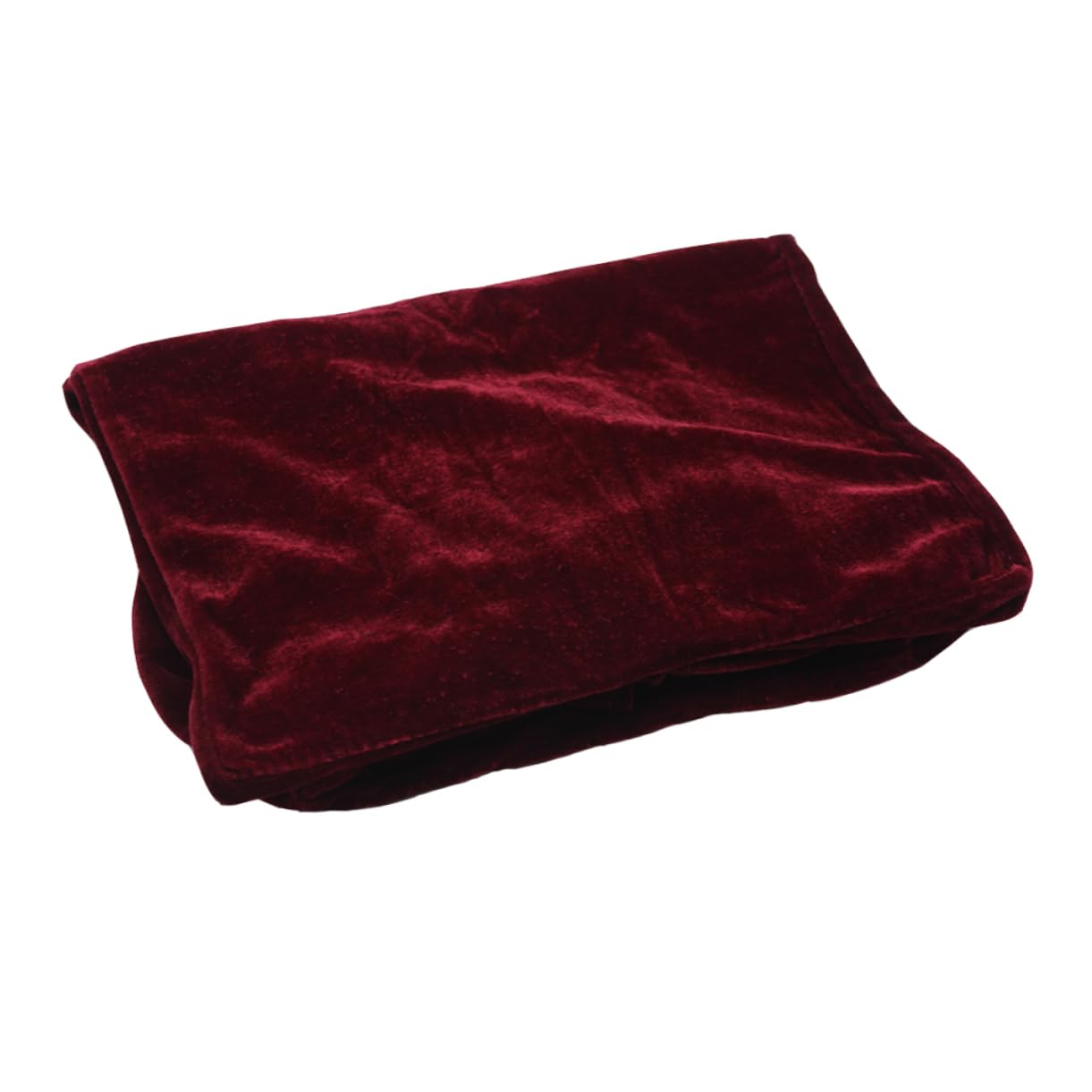 Holibanna Coprisgabello in Velluto Pluche Rosso Scuro per Pianoforte Comodo e Facile da Smontare, per Sgabello Singolo in Hotel o Centro Commerciale