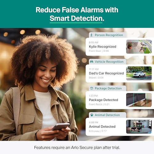 Image of Arlo Essential Security Camera 2K (3rd Gen) - 2-Cam + 2 Solar + 6 Mo Plan