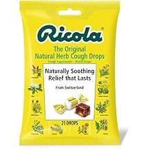 Ricola Original Natural Herb Cough Drops, 21 Drops Pack of 12