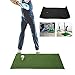 Golfer Hitting Mat with Tees, Foldable Turf Grass Mat for Driving and Golfer Hitting Mat Artificial Turf Mat for Indoor/Outdoor Practice, Ideal for Indoor or Outdoor Backyard Training