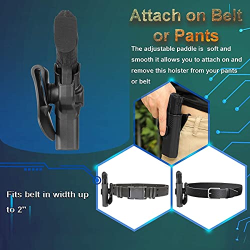 Cavebear Owb Paddle Holster Fits 4.25" Barrel Smith & Wesson M&P 9Mm/40, S&W M&P 40/9Mm M2.0 Full-Size(Not Shield), S&W Sd9 Ve/Sd40 Ve, Outside Waistband Tactical Gun Holsters - Right Handed #TOP7