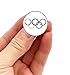 stidsds Sports Games Flag Pin - Sports Rings Flags Pins Lapel Sports Flag Round Lapel Pin Men Women Suit & Waving Patriotic Metal Badge Souvenir Hat Backpacks Decoration(4 Pack)