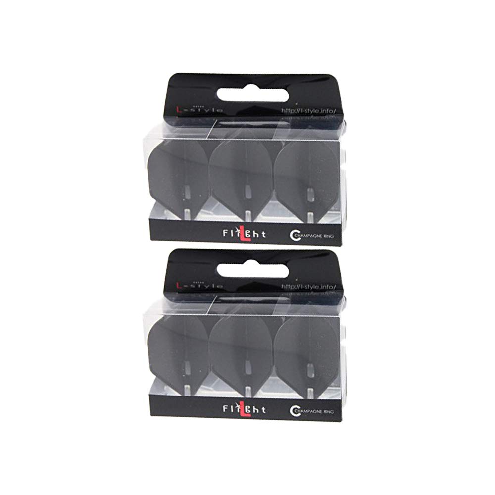 L1 Standard Dart Flights – Pre-Molded – Compatible with Soft & Steel Tip Darts