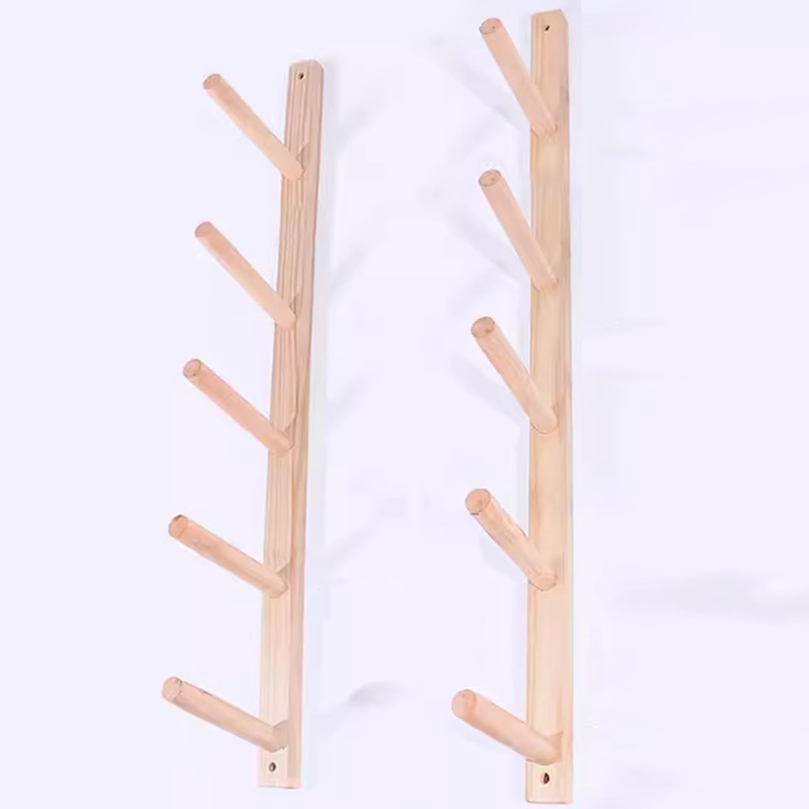 Support mural tapis de yoga en bois pour créer un coin zen et fitness chez soi