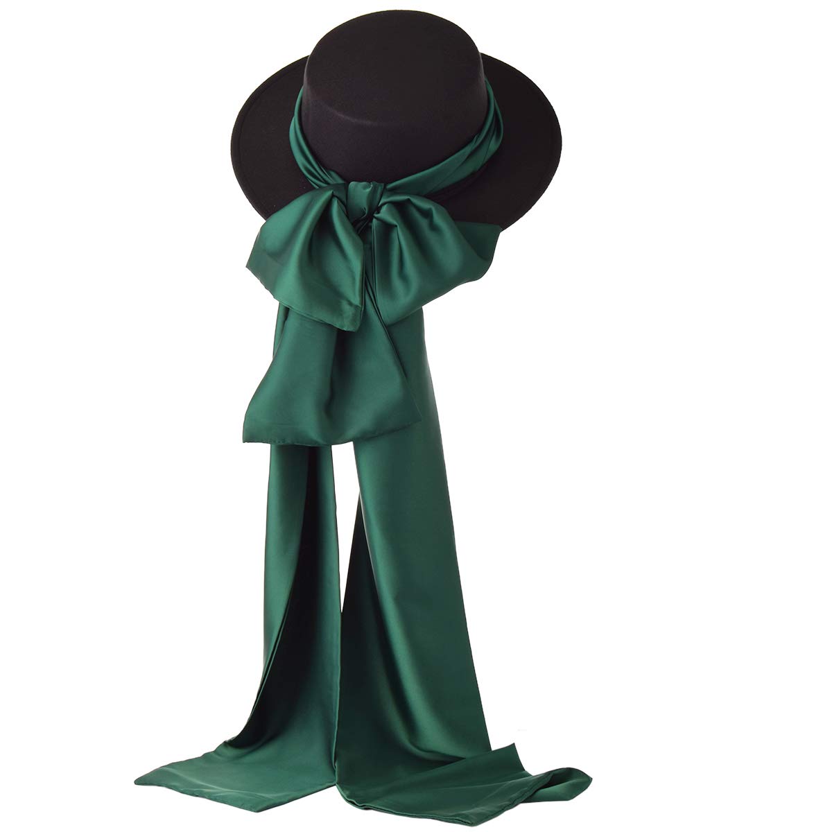 COSDREAMER Girls Women Tea Party Sun Hat Victorian Costume Bowknot Wide Ribbons Hats