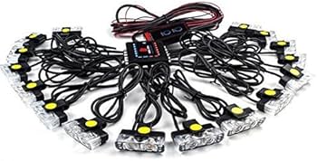 Amazon | 【Abz Company】 爆光 高輝度 白色 1 ユニット 2 LED × 16連