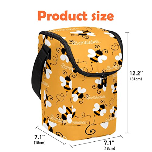 Lonchera de abeja con aislamiento térmico para conservar comida 5