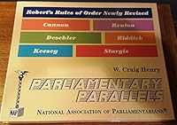 Parliamentary parallels: A comparison of the similarities and differences of major parliamentary authorities 1884048234 Book Cover