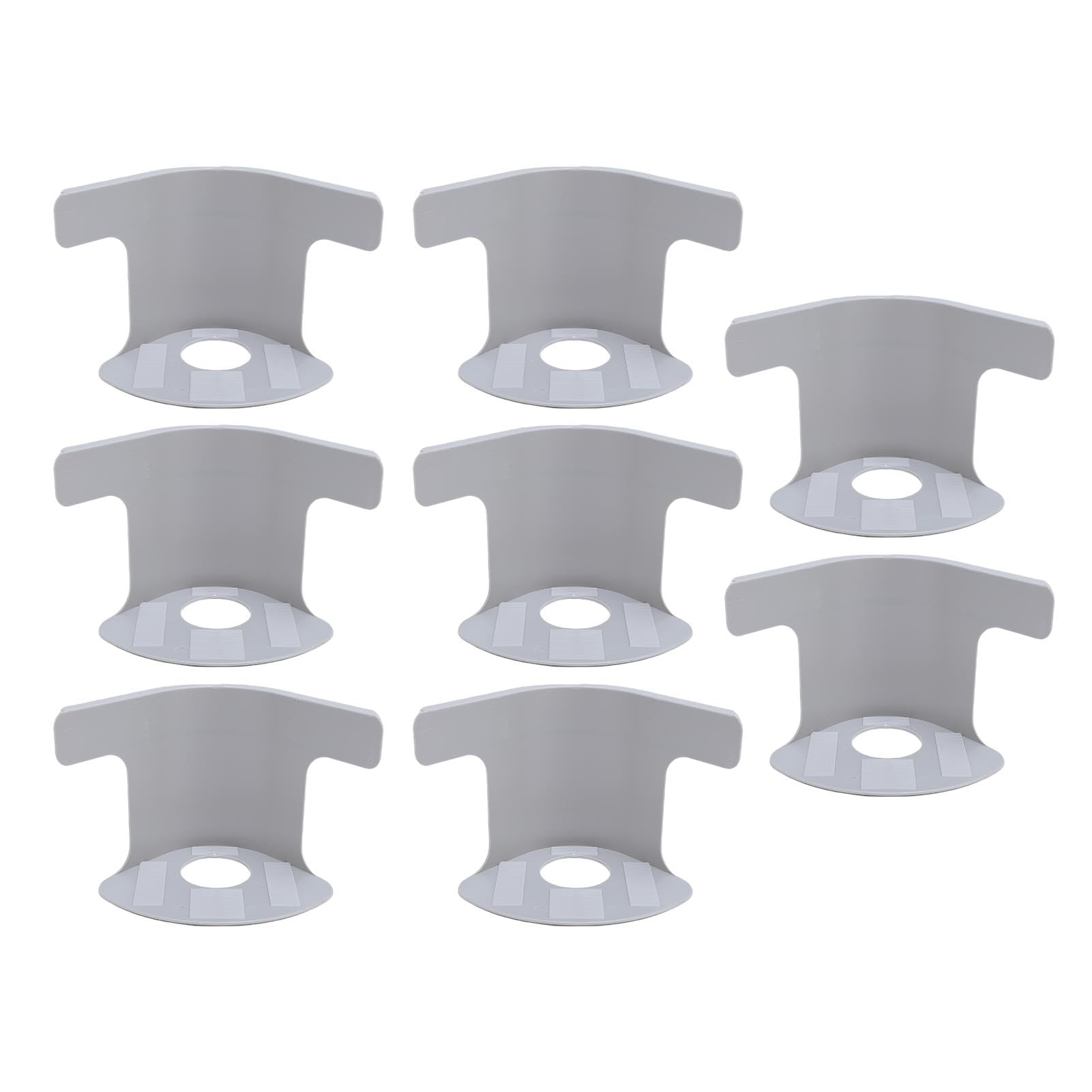 Ymiko 8pcs Lock Sheet Holders Easy Installation Set Bed Sheet Holder for All Bed Sizes (Gray)