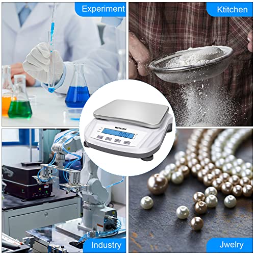 Image of Lab Scale 5000g /0.01g High Precision Digital Scale Analytical Balance Electronic Scale for Kitchen Lab Weighing