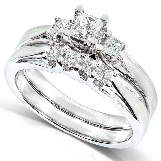 Kobelli Diamond Wedding Set 1/2 carat (ctw) in 14K White or Yellow Gold2