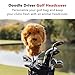 Daphne's Headcovers Doodle Driver Headcover | Premium Headcovers | Funny Golf Club Covers | Stylish Protection for Your Clubs | Men's Golf Gear | Headcover for Men and Women