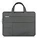 Custodia Borsa Ventiquattrore Cartella Involucro Sleeve Case da Trasporto con Manico e Zip Multitasche Laterali per 12 Pollici Macbook/Lenovo Yoga Book/Asus Transformer 3 Pro T303UA Grigio Scuro