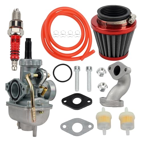 Carburateur de moto moteur 4 temps avec filtre à air carburant et bougie d'allumage