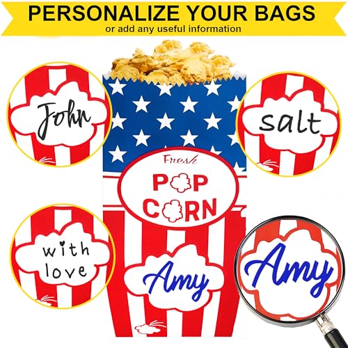 Image of CUSINIUM 1oz Multicolor Paper Bags (100-pack) - Carnival Theme - Customizable