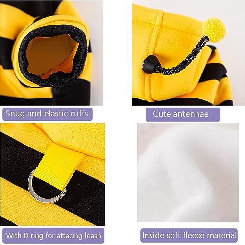 Disfraz de Abeja para Perro Pequeño X-Small Amarillo miniatura 4