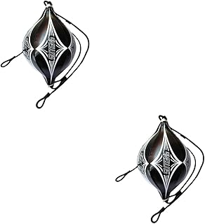 BESPORTBLE 2 Peças Bola De Boxe Bola De Couro Bola De Boxe Bola Reflexiva Bola De Boxe Bola De Teto Saco De Boxe Saco De Boxe Saco De Extremidade Dupla Âncora Saco De Areia Bola De