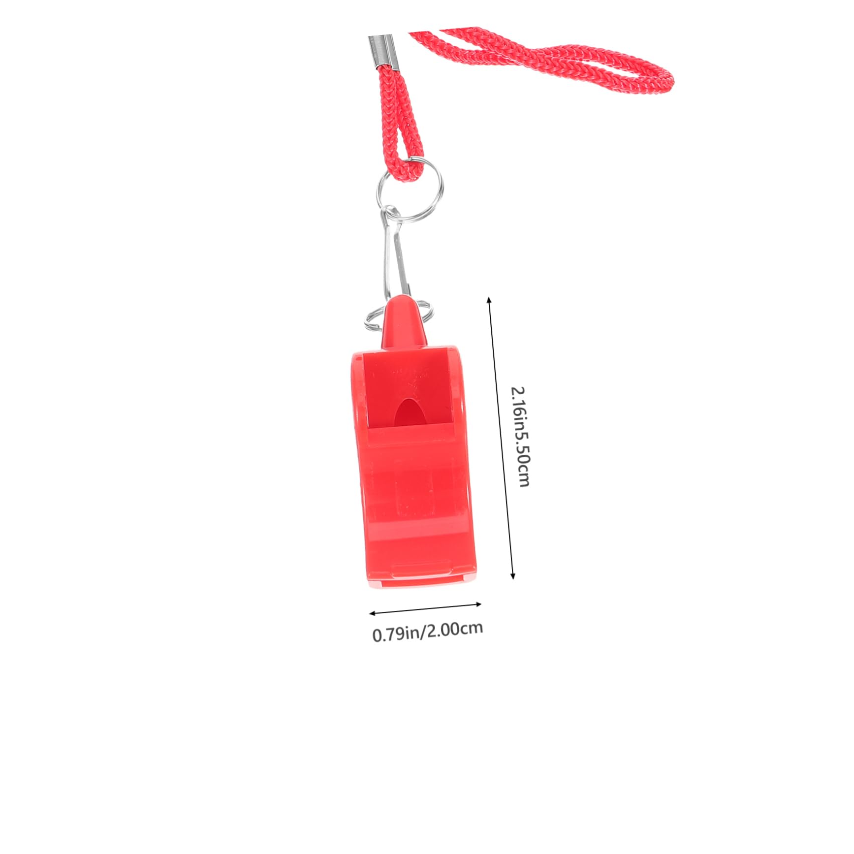 ibasenice Essentials Emergency Whistle Whistle Cover Keychain for Basketball Camping Travel