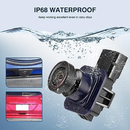 Image of Rear View Backup Reverse Camera Compatible with Ford Escape 2014 2015 2016, Safety Parking Back Up Assist Camera OE Number EJ5Z-19G490-A GJ5T-19G490-AB,590-419