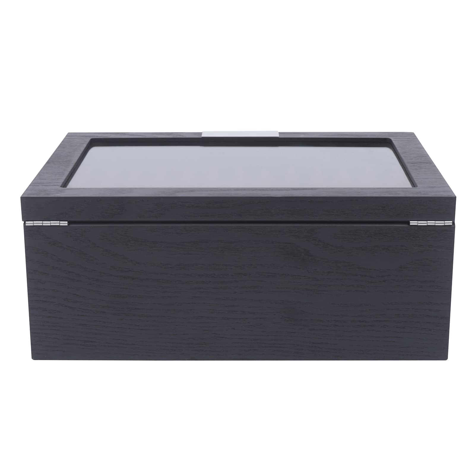 Stifthalterbox aus Holz 34 Slots Stiftebox Stifte Sammelbox mit Vitrine 3 Schichten Füllfederhalter Organizer Box Schwarz