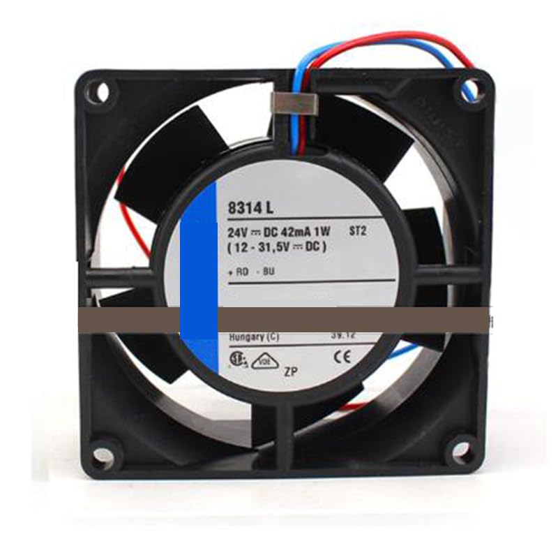 Ventilateur de refroidissement axial 80 mm contre la surchauffe des circuits 24V