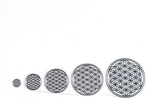 Miniatura 3 de angwang 7 Chakra Geométrico Cobre Torre Energía Pegatinas Orgonita Flor Vida Árbol Pirámide Resina Epoxi Material Joyería Fabricación E#