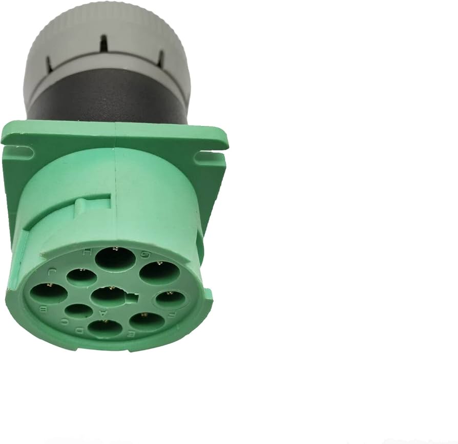 Amazon.com: Green 9pin J1939 Type 2 to 6pin J1708 Adapter : Automotive