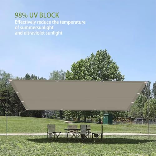 Voile d'ombrage de qualité supérieure rectangulaire 5.5x9 m pour terrasse exclusive