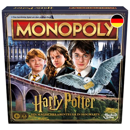 Hasbro Gaming Monopoly Harry Potter The Classic Board Game in Magic Edition Suitable for Children from 8 Years for Fans of Magic