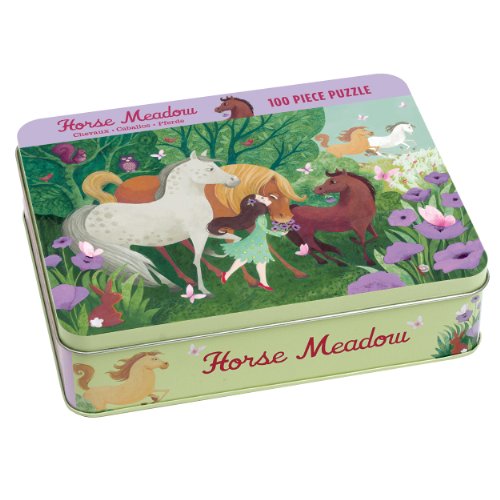 Mudpuppy Horse Meadow 100 Pc Puzzle