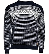 Dale of Norway Valloy Men's Sweater - 100% Wool Sweaters - Loose Fit Pullover Sweaters for Men - ...