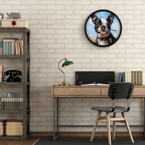Horloge murale moderne au design épuré et finitions soignées pour salon