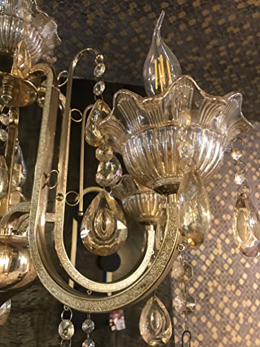 Image of Sanleen Enterprises Modern Contemporary Crystal Glass Chandelier 24light led Chandelier