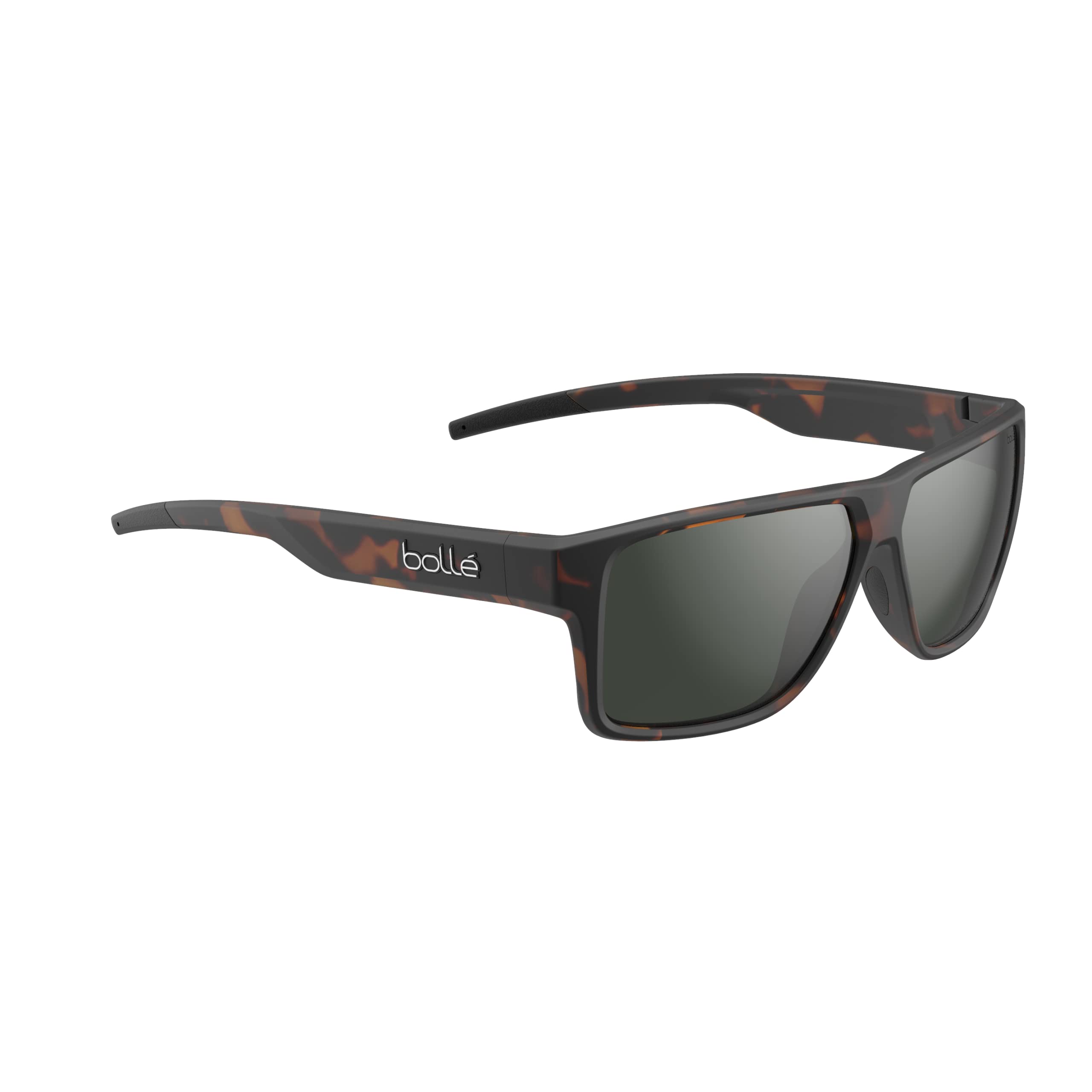 Bolle Brands Temper Square okulary przeciwsłoneczne, Ciemny żółw, matowy, m-l
