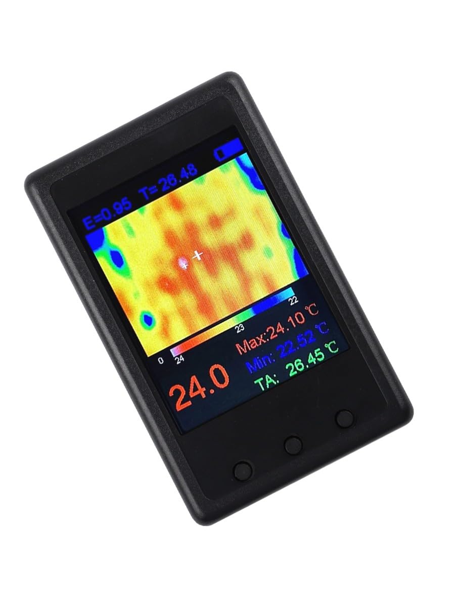 Infrarot-Wärmebildkamera mit 2,4-Zoll-LCD, Temperaturbereich -40°C bis 300°C, USB-Datenübertragung, 8Hz Bildwiederholrate für PCB und Elektronik