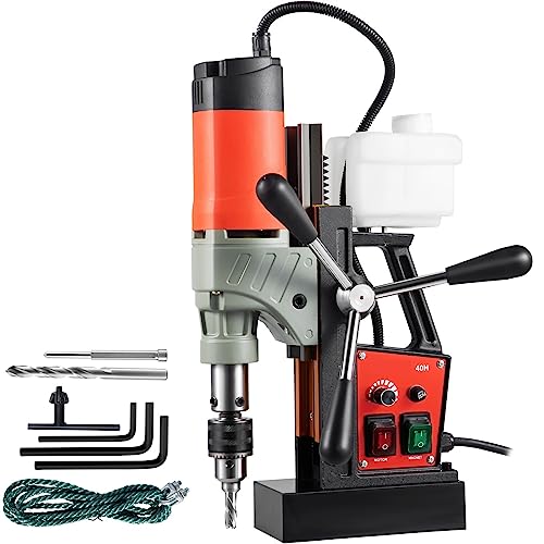 Trapano a colonna magnetico, 1200W 40mm 13000N Macchina for perforatrice elettrica da banco Mag for la struttura in acciaio di ingegneria