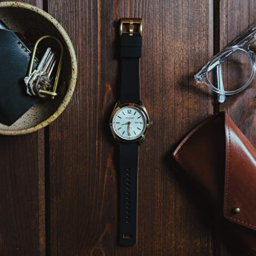 Image of BARTON Elite Silicone Watch Bands - Gold Buckle Quick Release