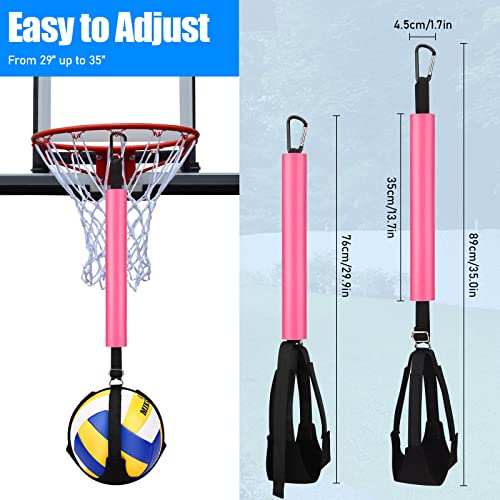 image for TOBWOLF Spiking Volleyball Trainer with Bottom Holder, Adjustable Voll
