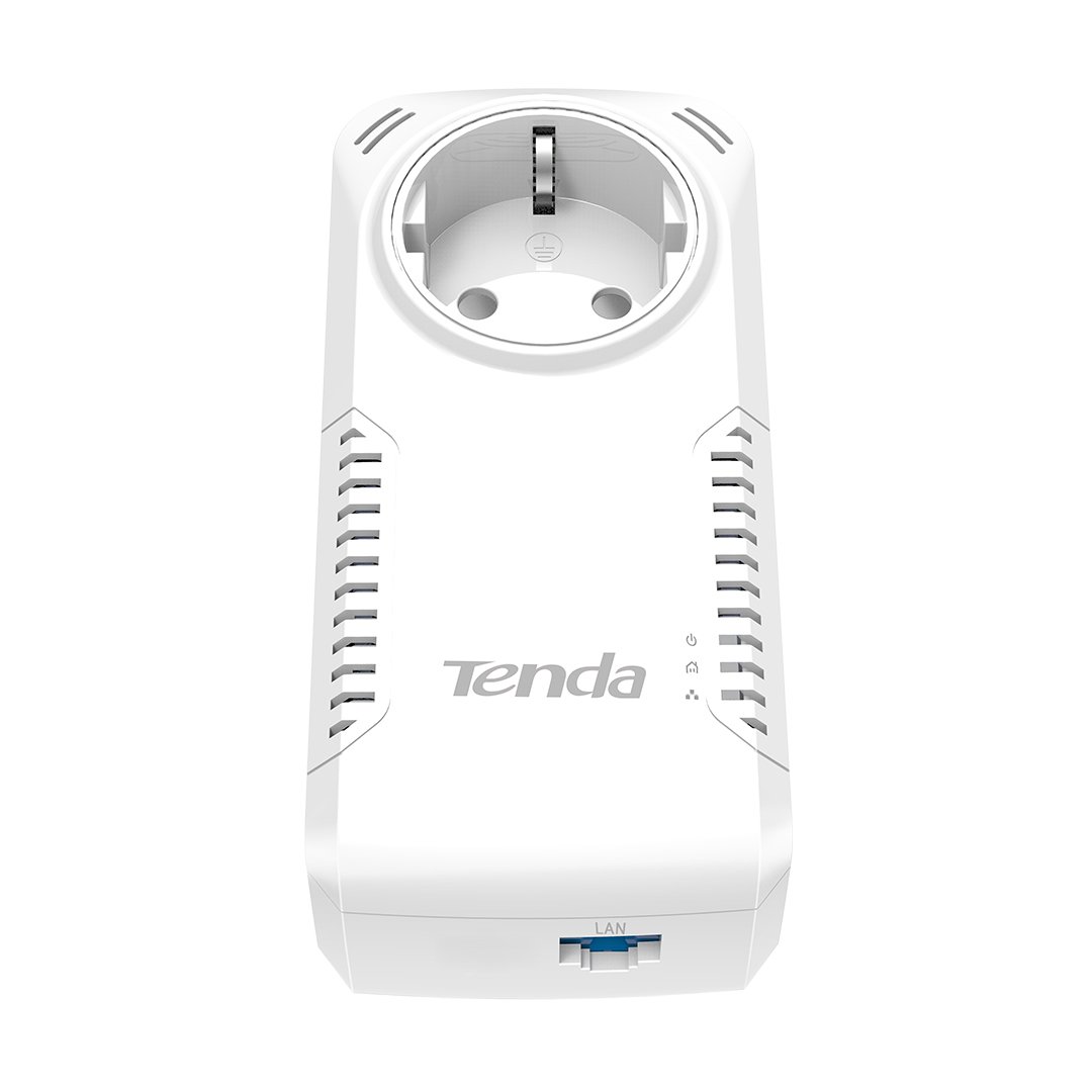 Tenda p1001pkit AV1000 Power Line con adattatore AC (Mbit/s, 2 porta LAN Gigabit, Presa) Bianco