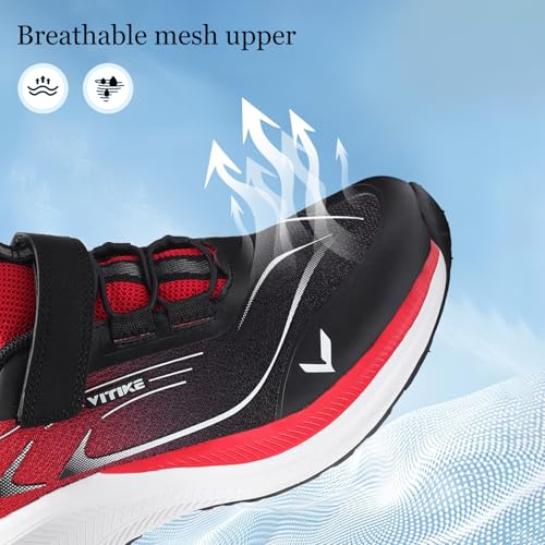 Image of JMFCHI Boys Girls Kids Sneakers Knitted Mesh Running Tennis Athletic Shoes | Breathable,Lightweight,Comfortable,Non-slip,Easy wear,Casual fashion,Indoor outdoor,Gym sport,Daily play,Little /Big Kid