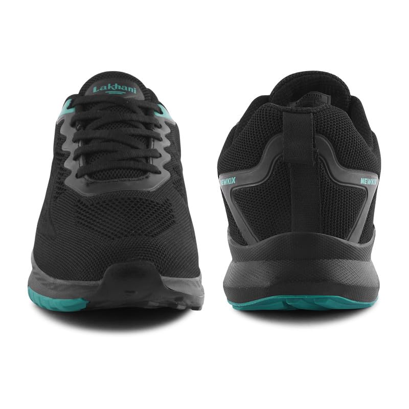 Image of Lakhani aashirwad Men's Sports Shoes | Lightweight Breathable Running Shoes for Men | Flynet Upper, Phylon Sole | Flexible, Comfortable Lace-Up Athletic Shoes