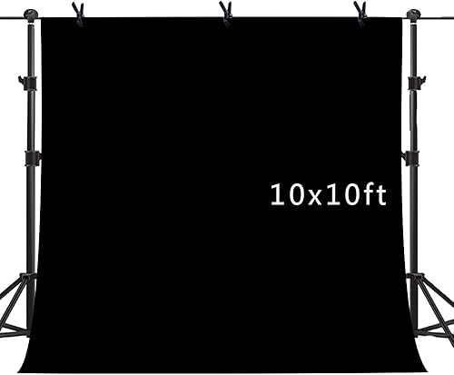 Pantalla de fondo de tela no tejida PURME006 de 10 x 10 pies de fondo de fotografía de vídeo blanco