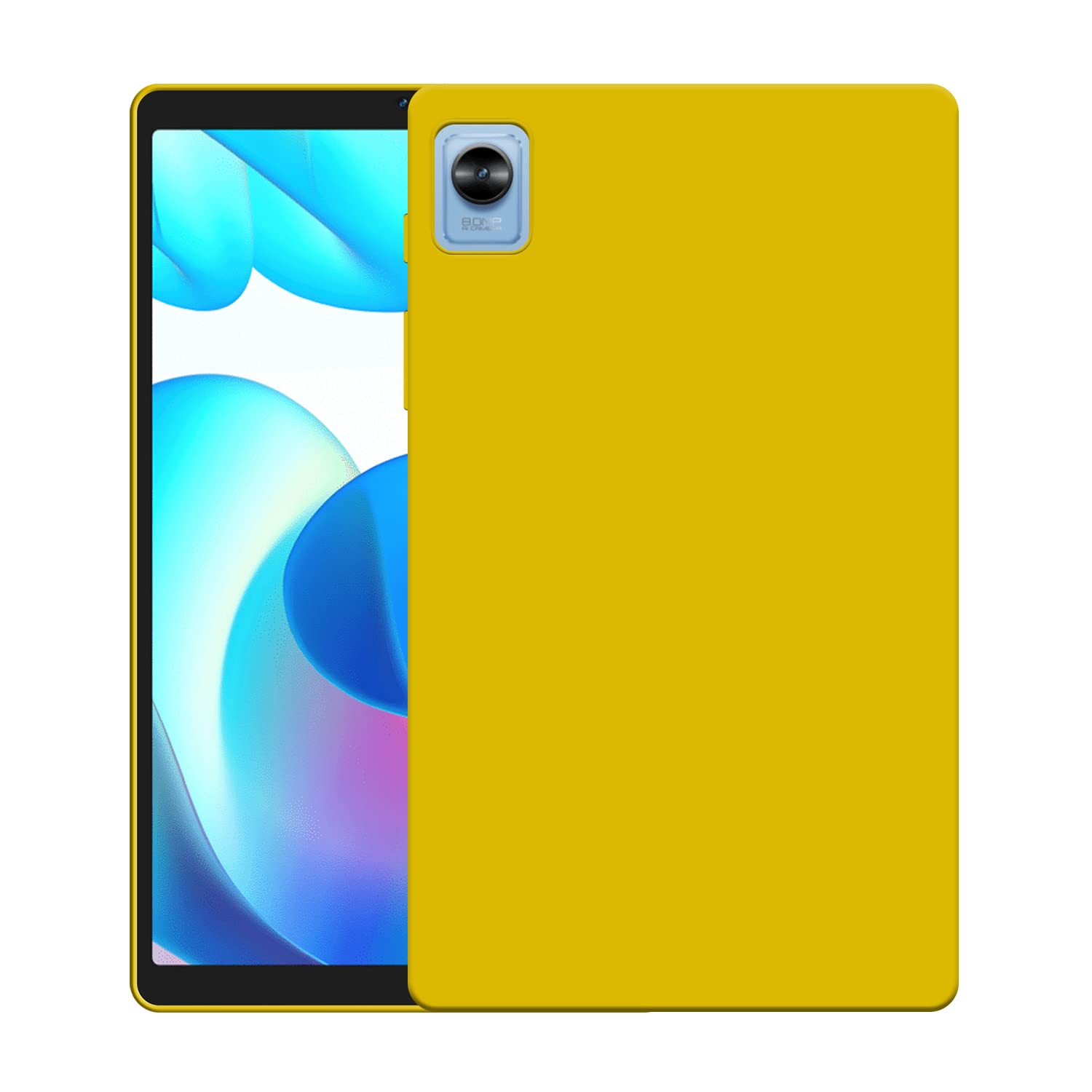VIDO Exclusive Soft Silicon Back Case Cover for Realme Pad Mini 8.7inch Tablet (Yellow) (B0B1QS6TQL) Amazon Price History, Amazon Price Tracker